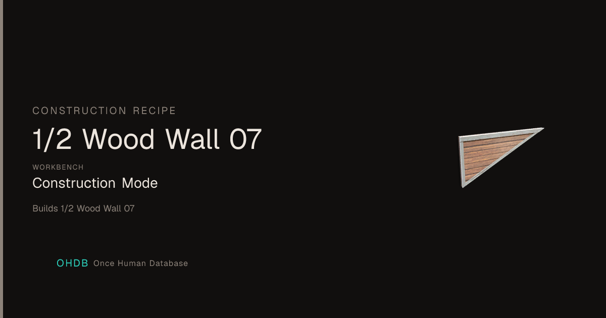 1/2 Wood Wall 07
