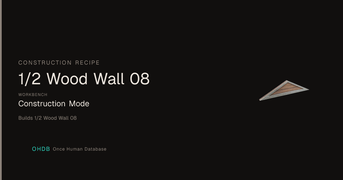 1/2 Wood Wall 08
