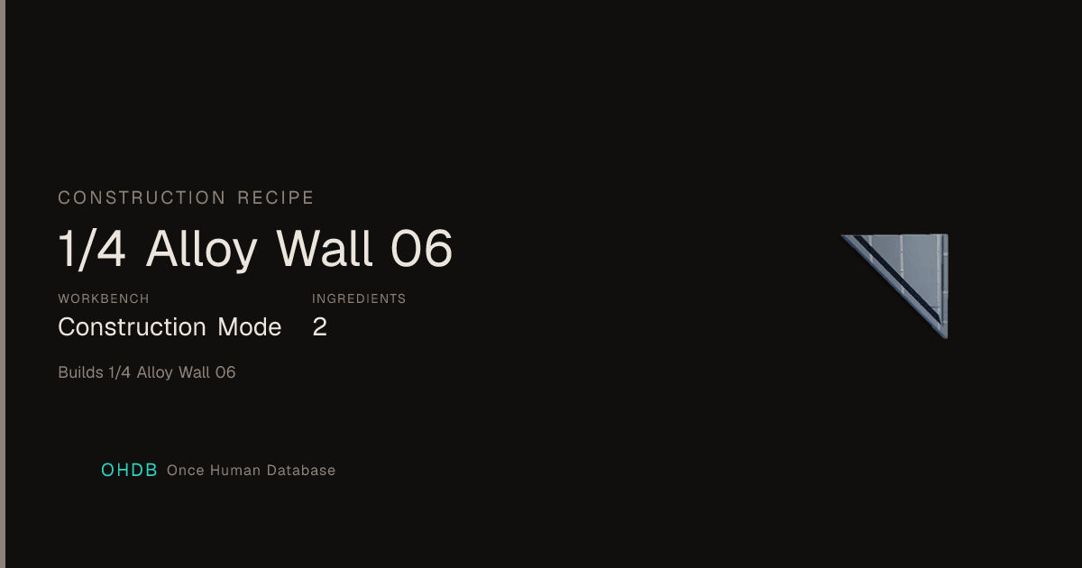 1/4 Alloy Wall 06