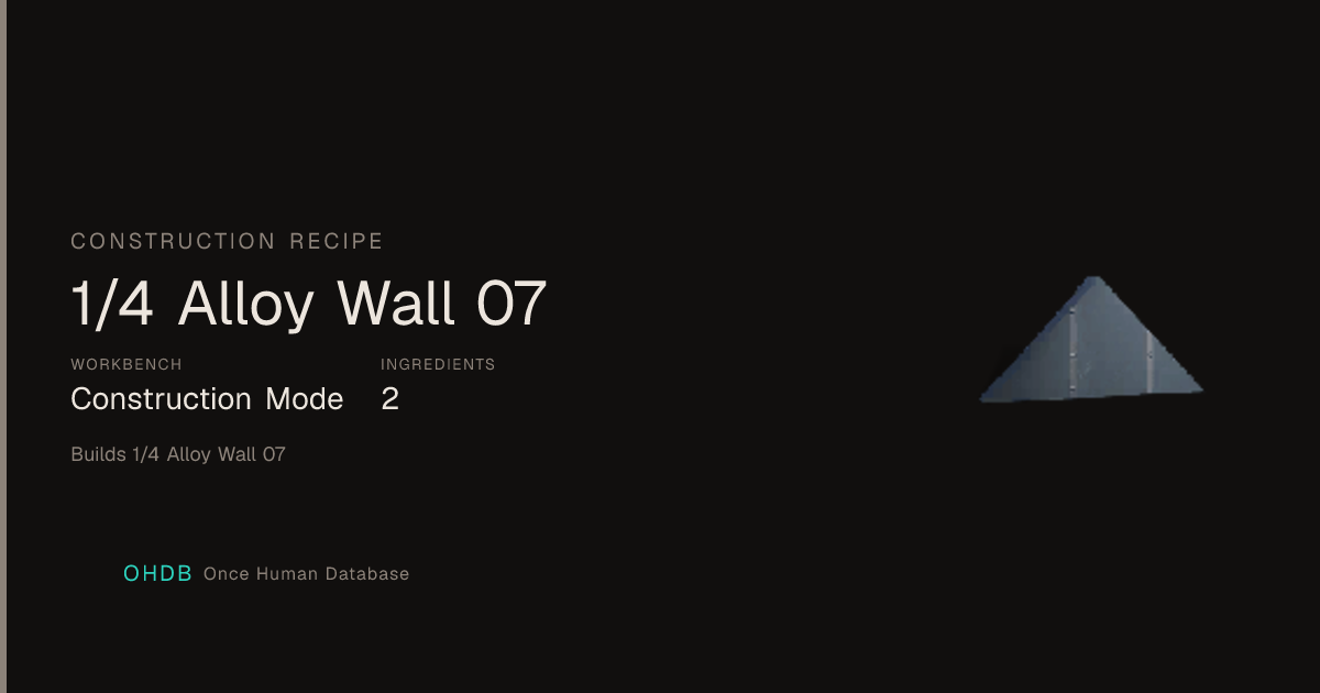 1/4 Alloy Wall 07