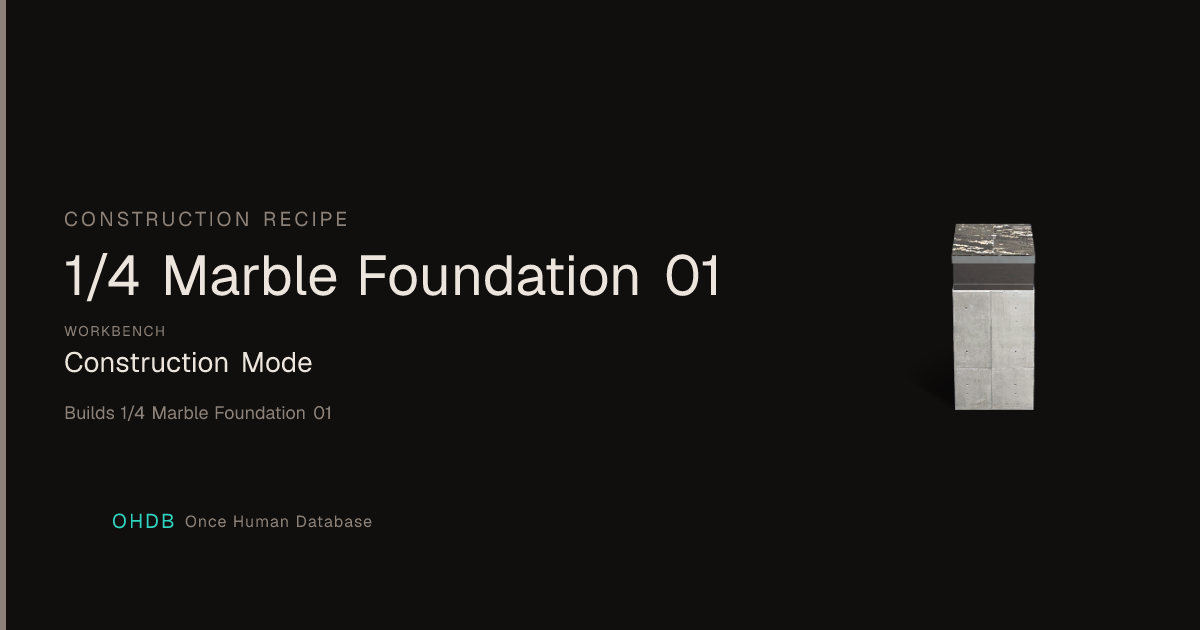 1/4 Marble Foundation 01