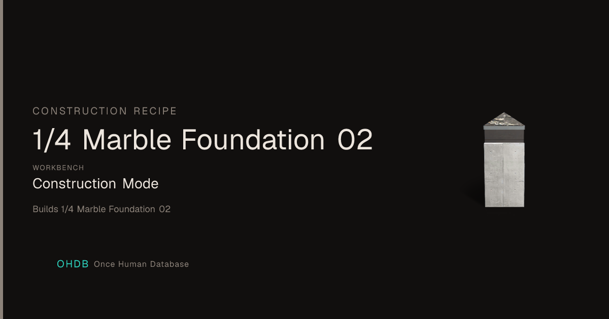 1/4 Marble Foundation 02