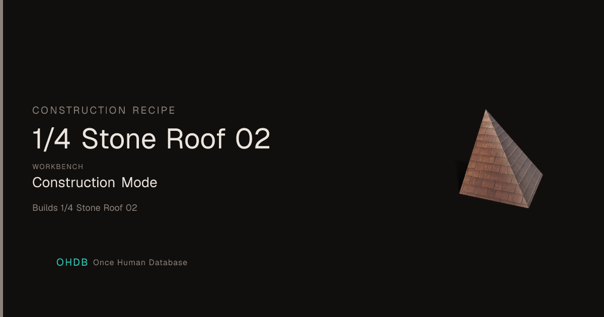 1/4 Stone Roof 02
