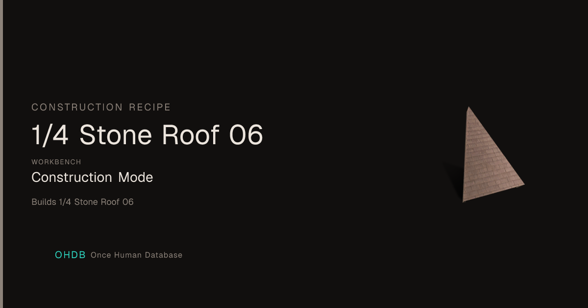 1/4 Stone Roof 06