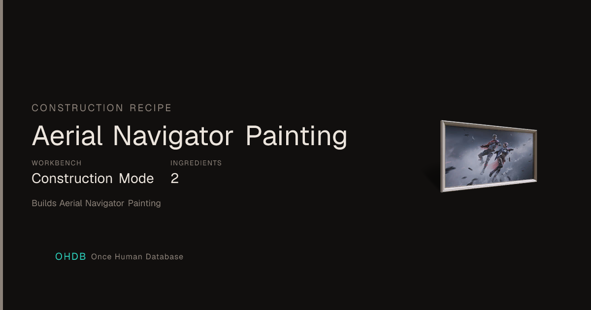 Aerial Navigator Painting