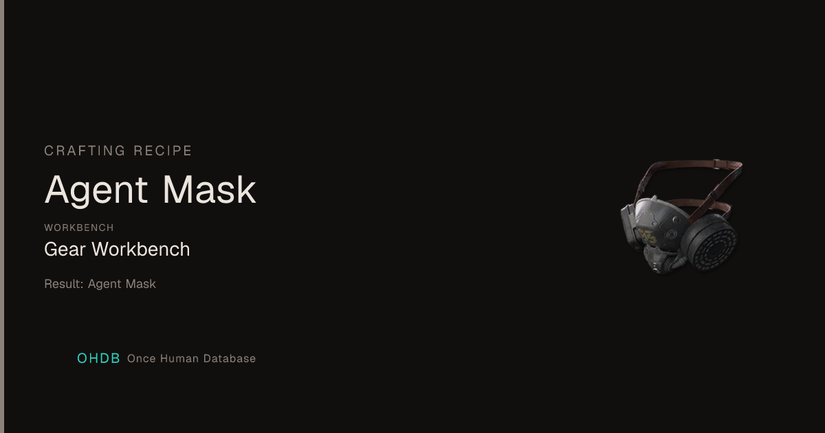 Agent Mask