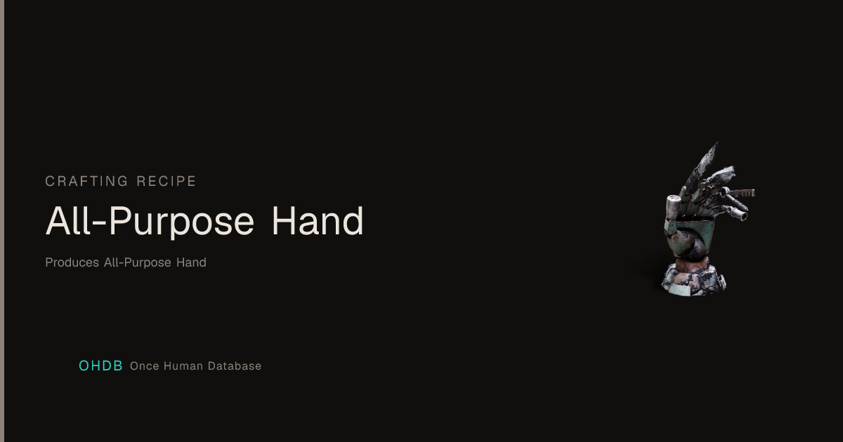 All-Purpose Hand