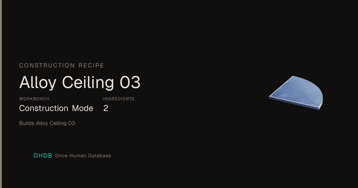 Alloy Ceiling 03