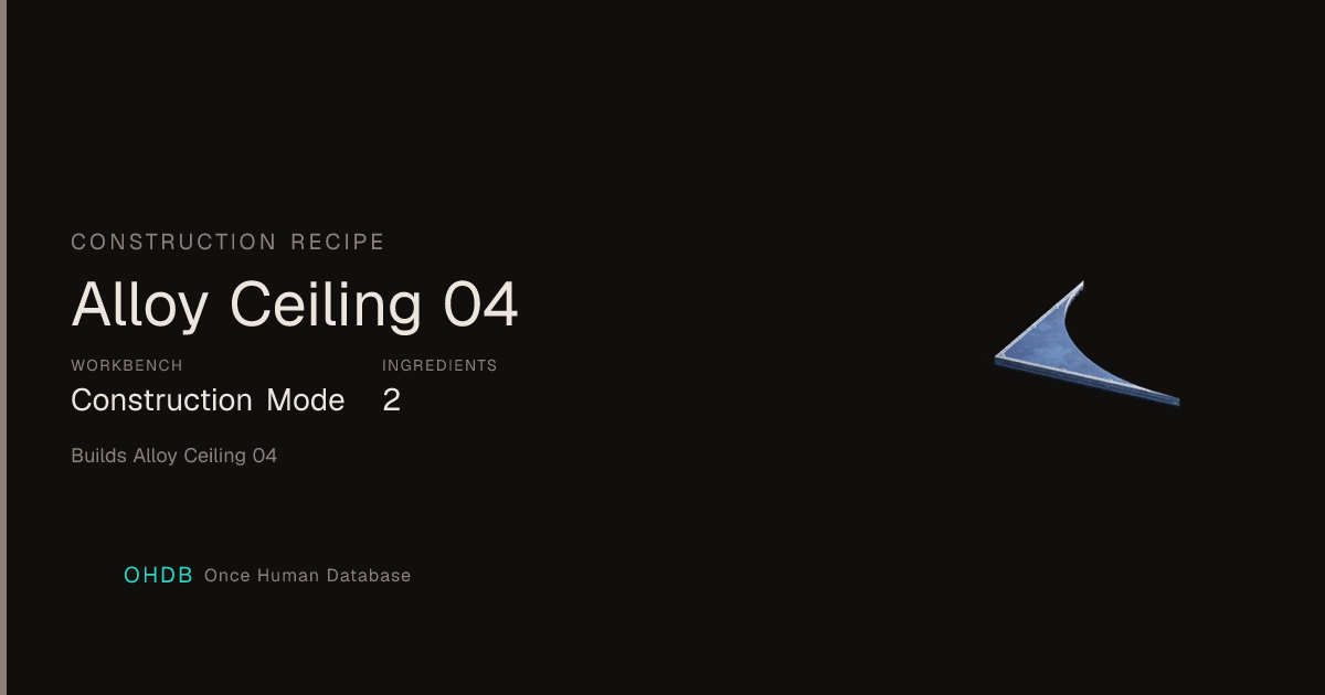 Alloy Ceiling 04