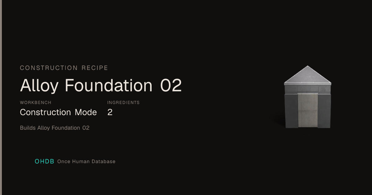 Alloy Foundation 02
