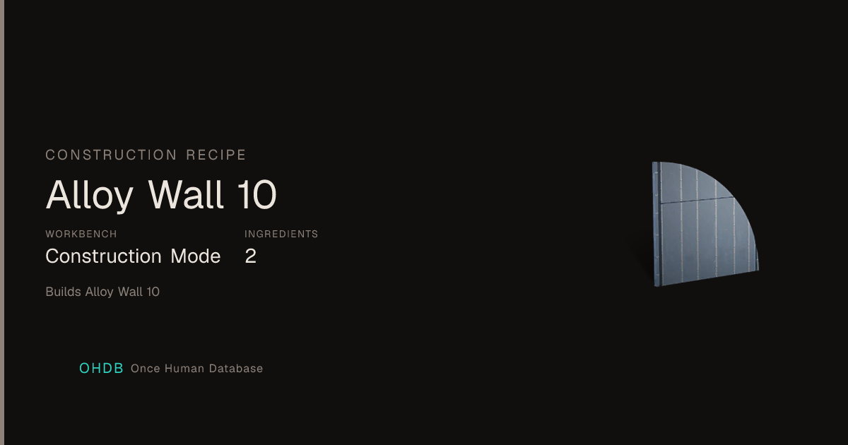 Alloy Wall 10