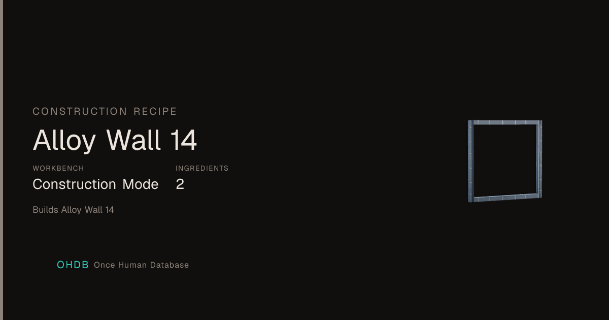 Alloy Wall 14