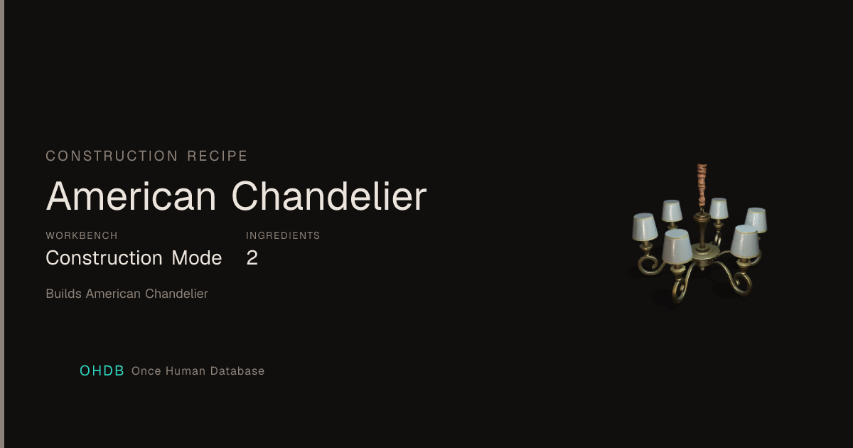 American Chandelier
