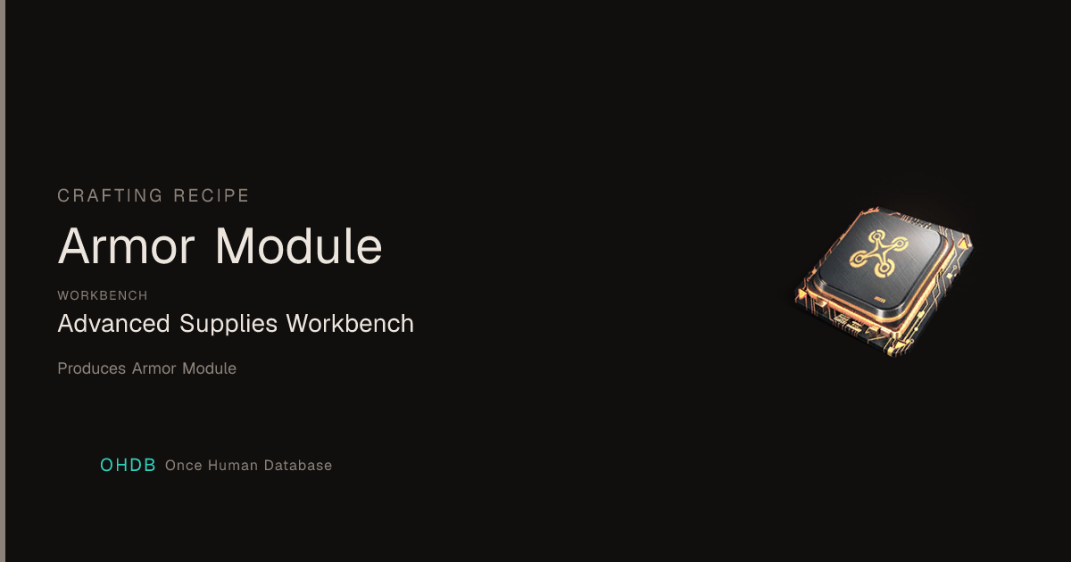 Armor Module