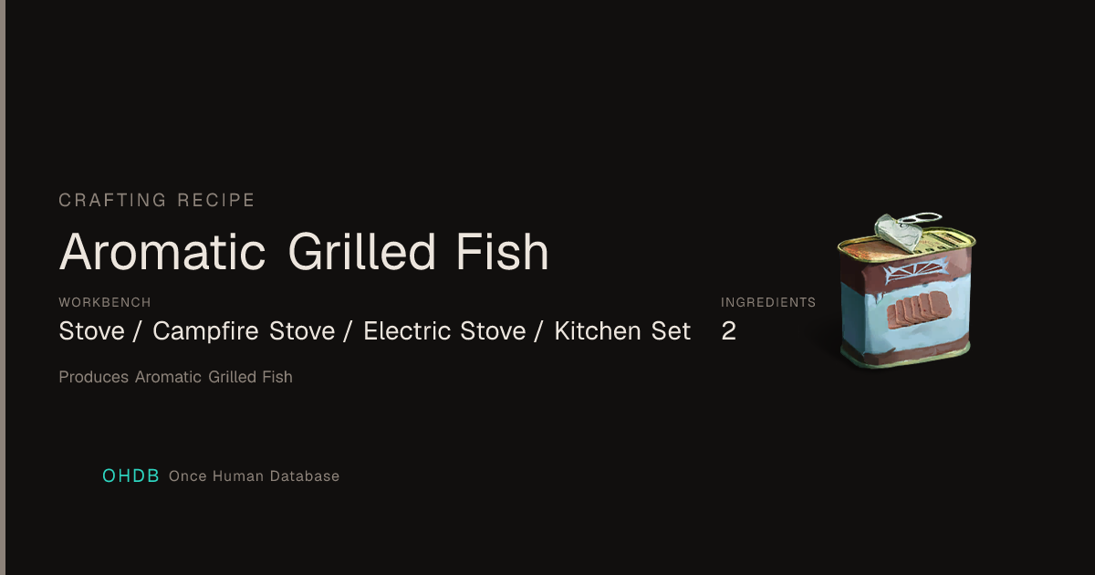 Aromatic Grilled Fish