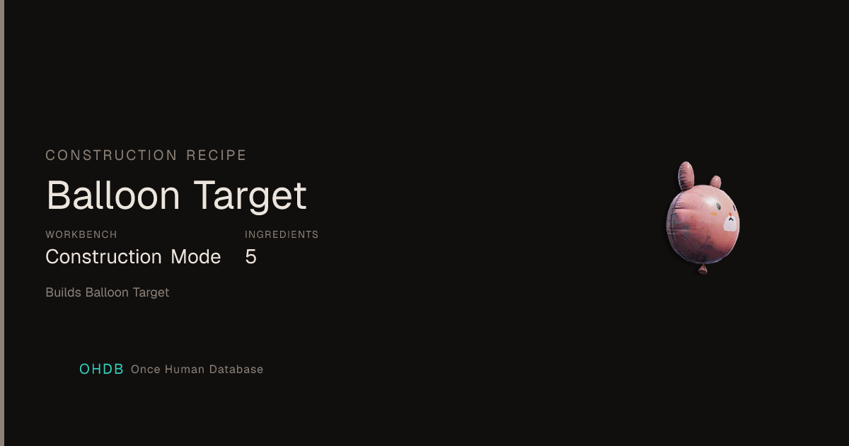 Balloon Target