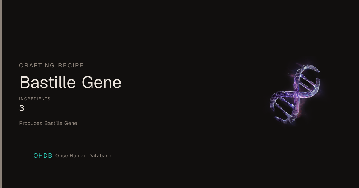 Bastille Gene