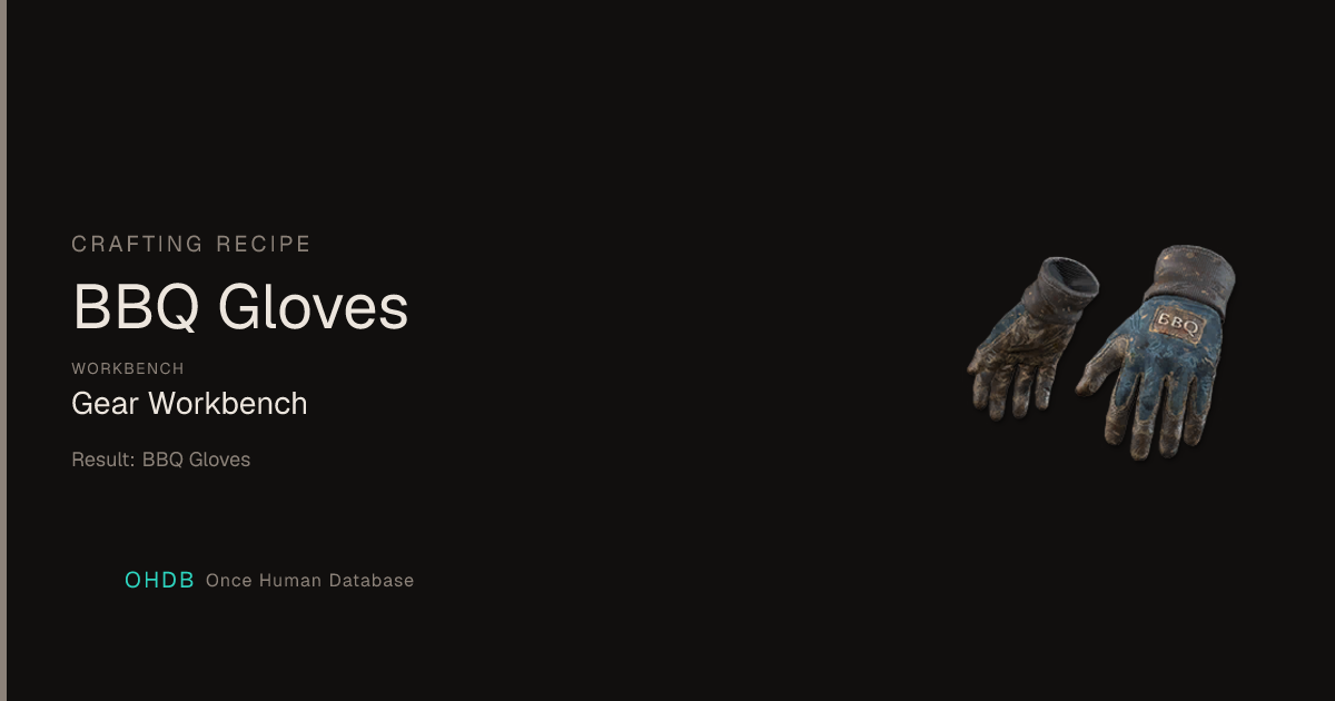 BBQ Gloves