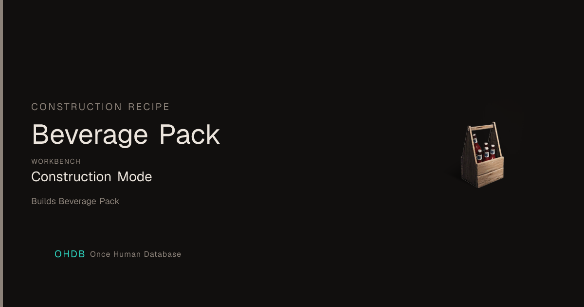 Beverage Pack