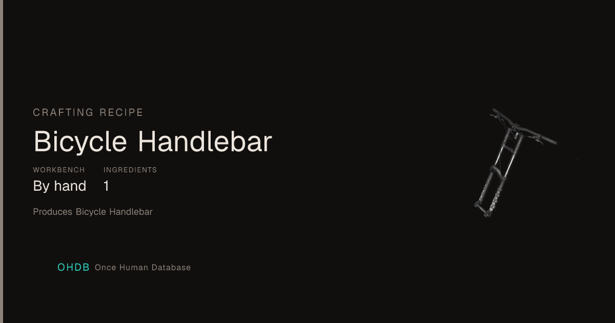 Bicycle Handlebar