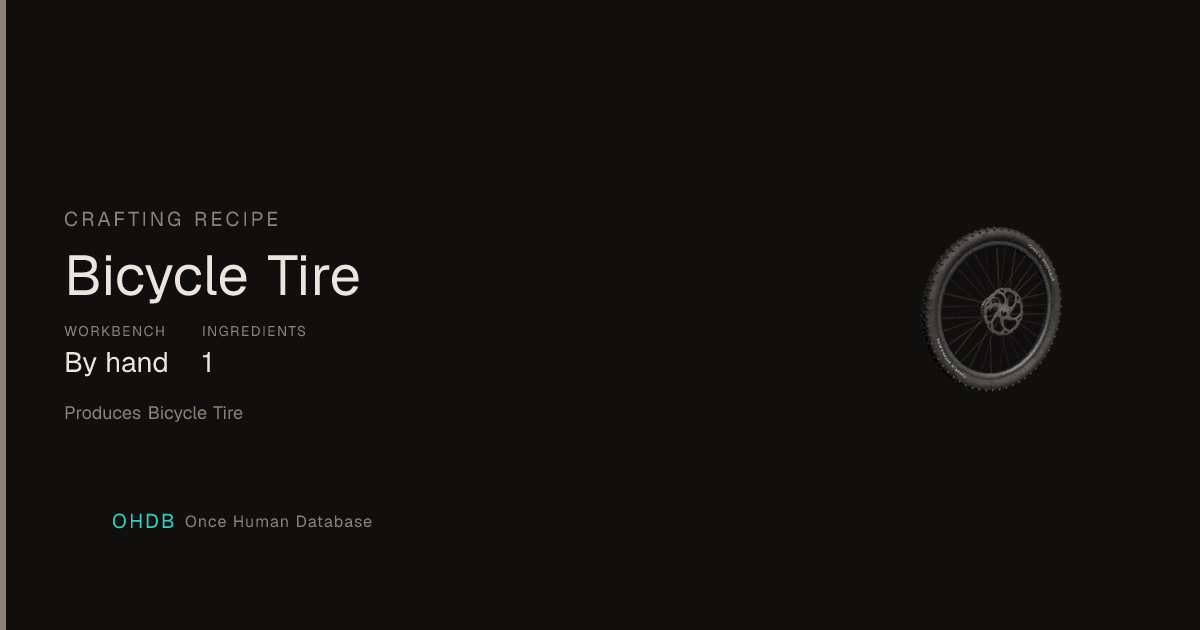 Bicycle Tire
