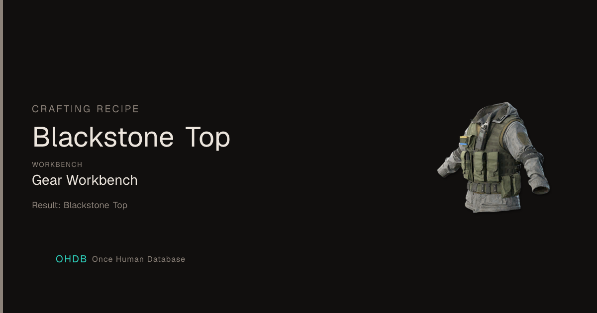 Blackstone Top