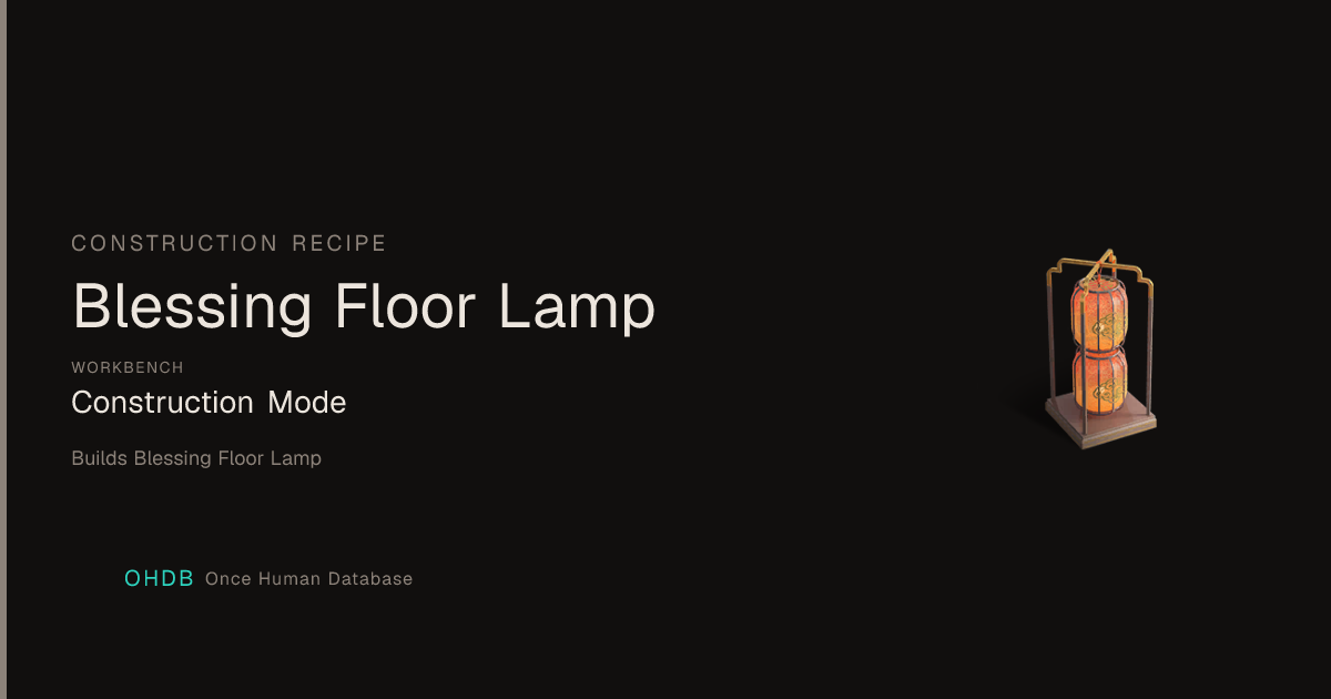Blessing Floor Lamp