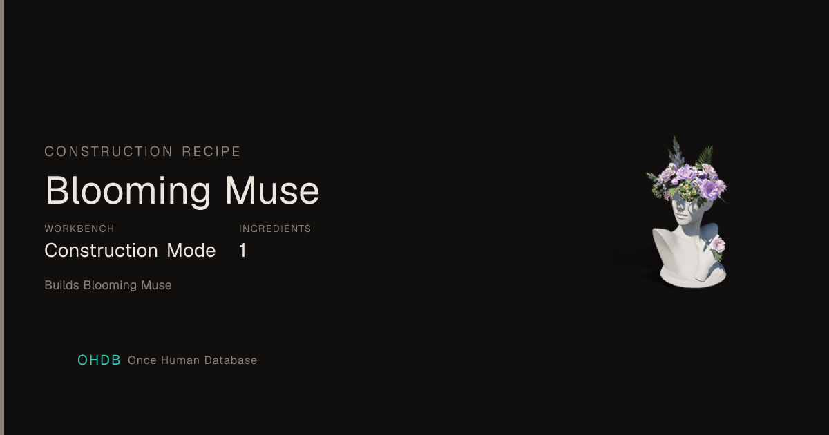 Blooming Muse