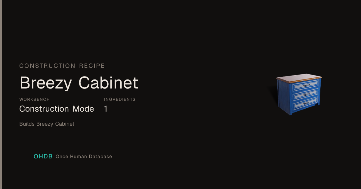 Breezy Cabinet