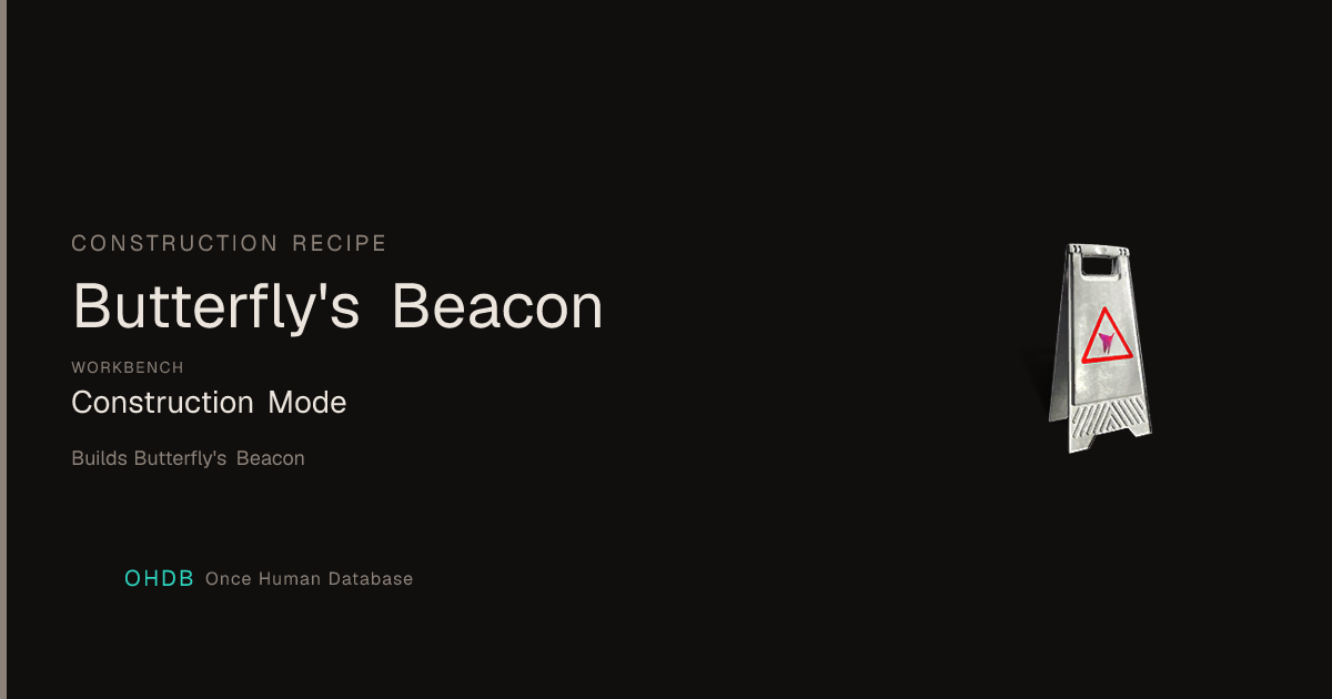 Butterfly's Beacon