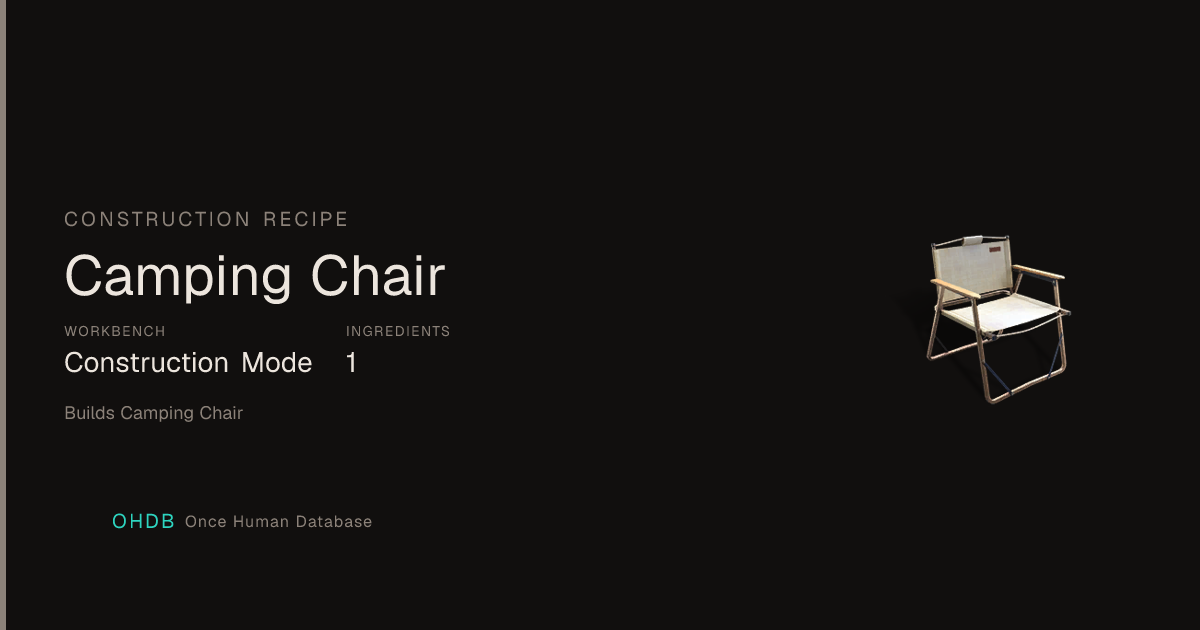 Camping Chair