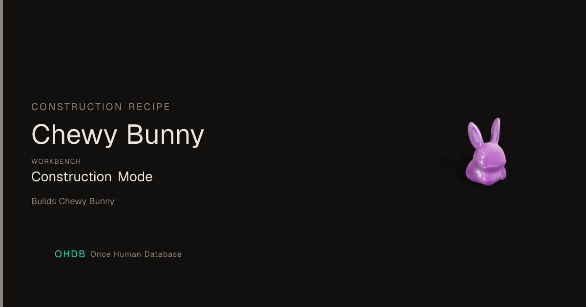 Chewy Bunny