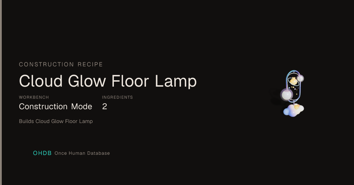 Cloud Glow Floor Lamp