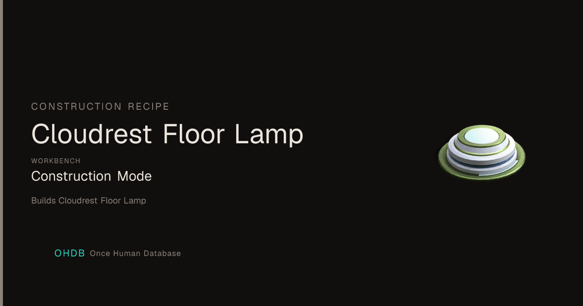 Cloudrest Floor Lamp