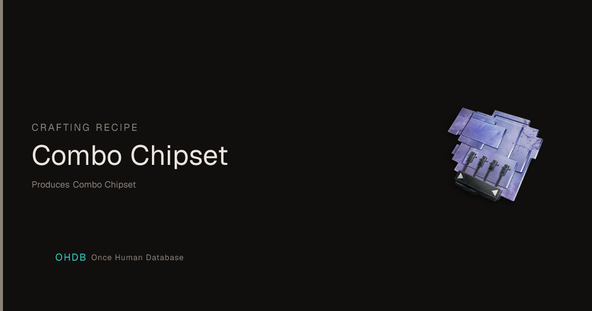 Combo Chipset