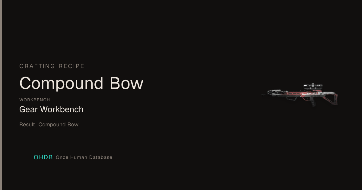 Compound Bow