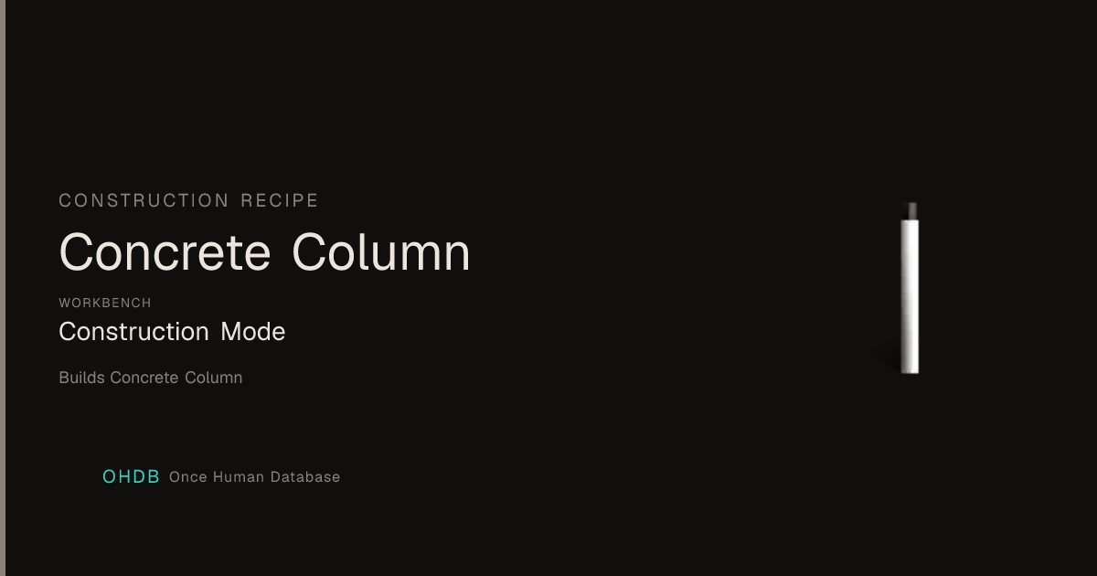 Concrete Column