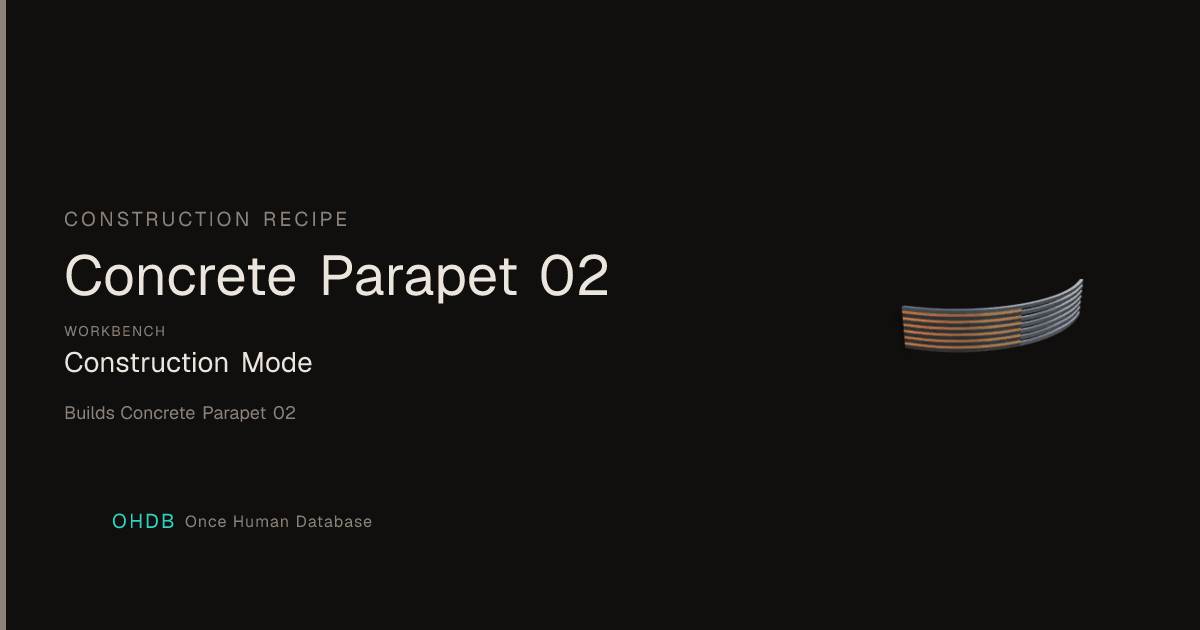 Concrete Parapet 02