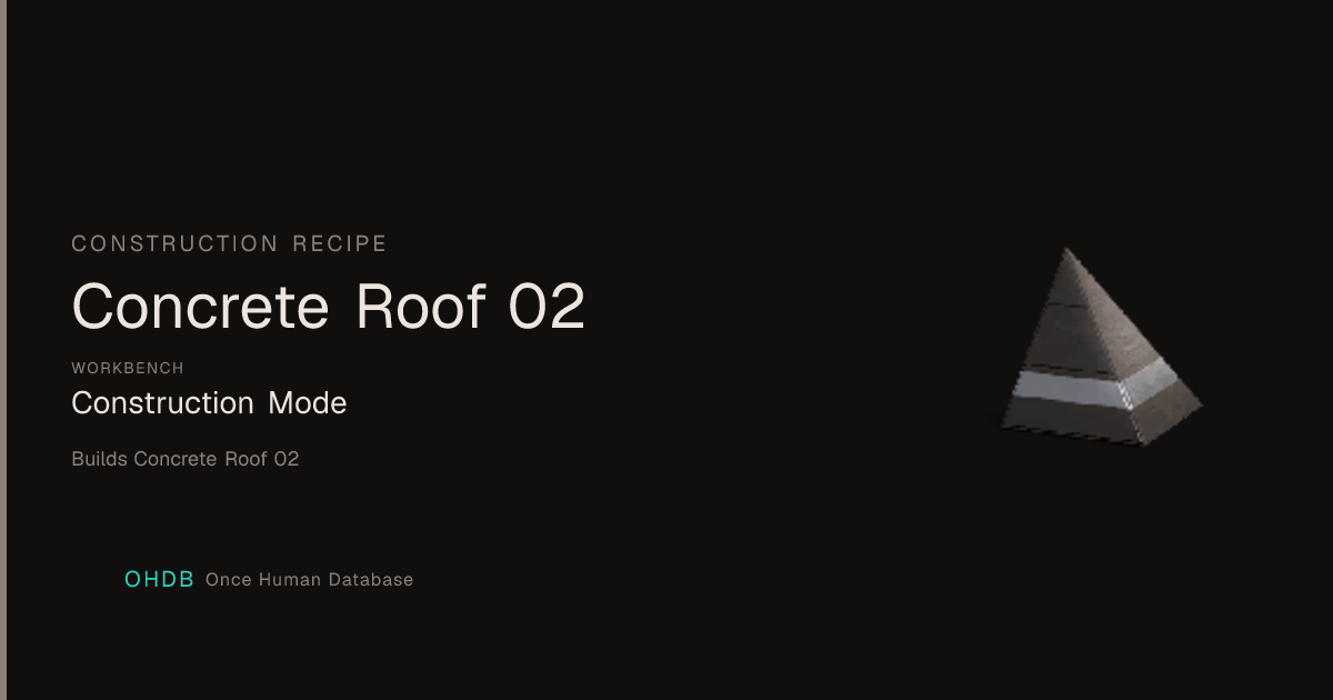 Concrete Roof 02