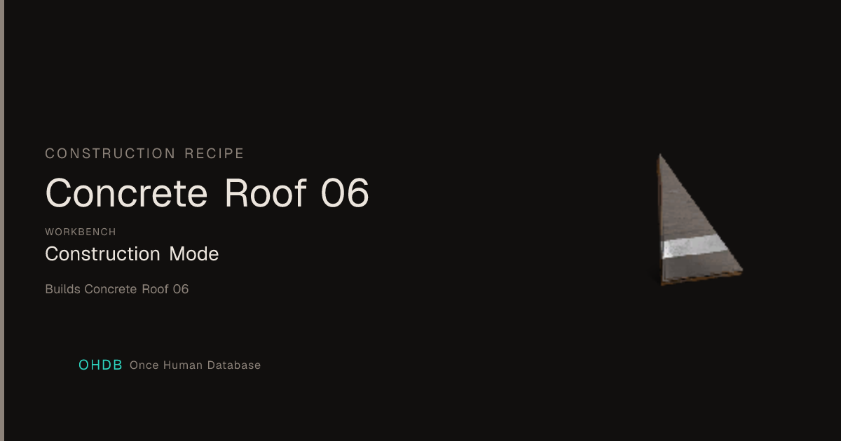 Concrete Roof 06