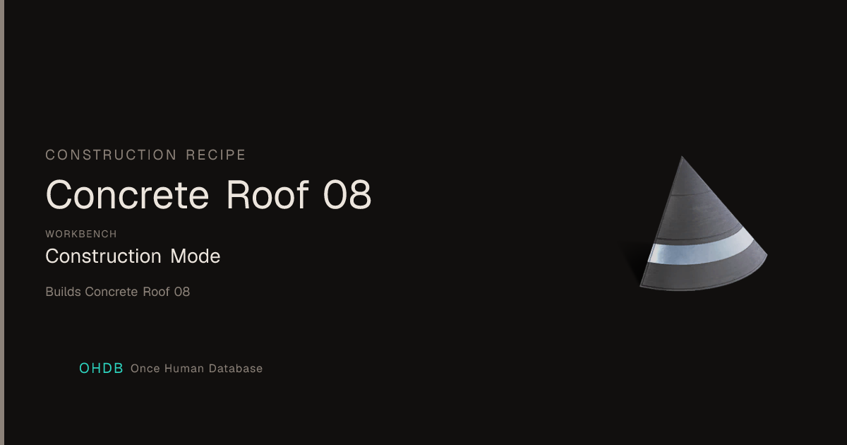 Concrete Roof 08