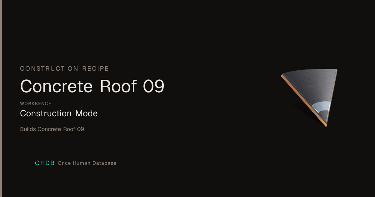 Concrete Roof 09