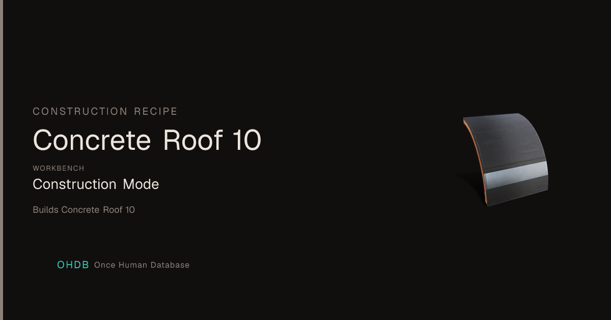 Concrete Roof 10