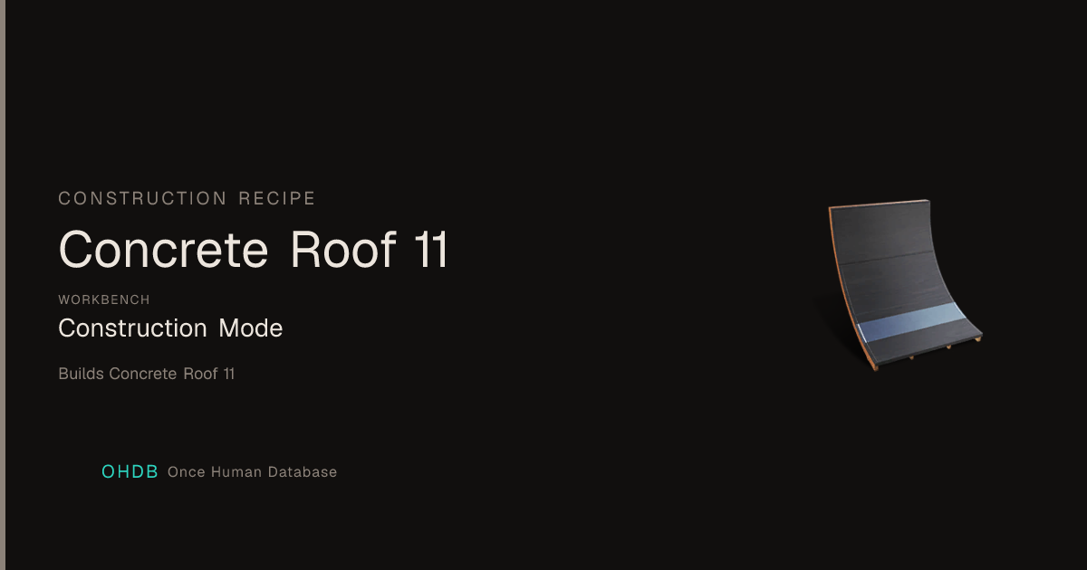 Concrete Roof 11