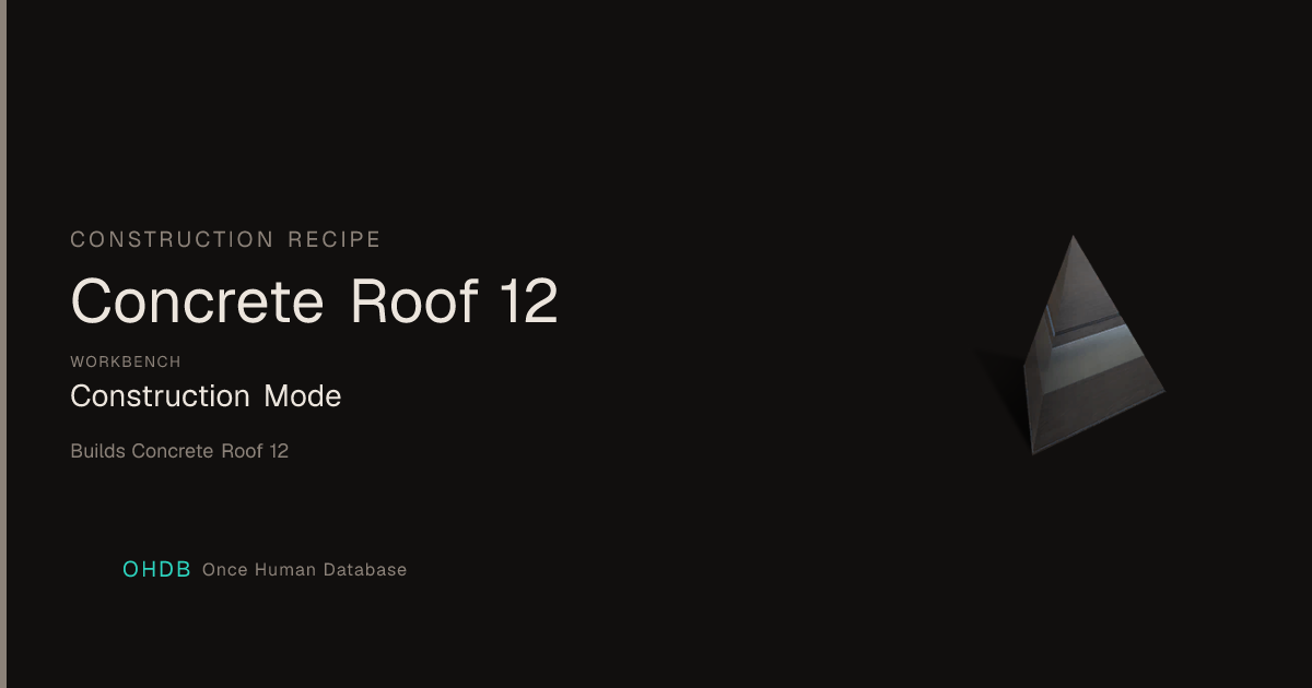 Concrete Roof 12