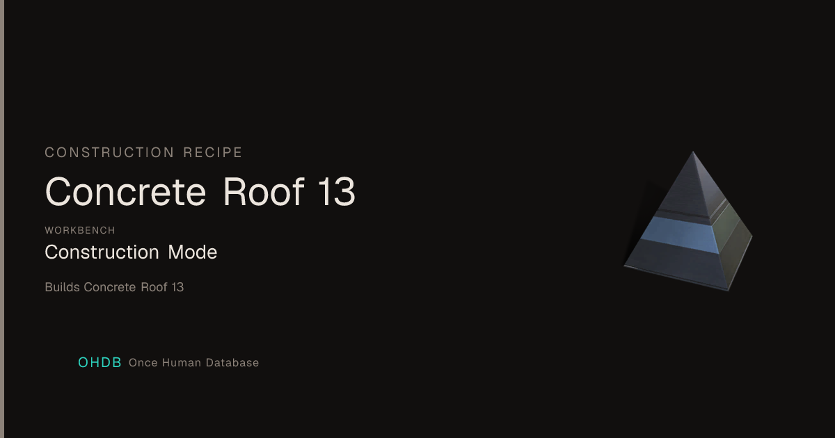 Concrete Roof 13