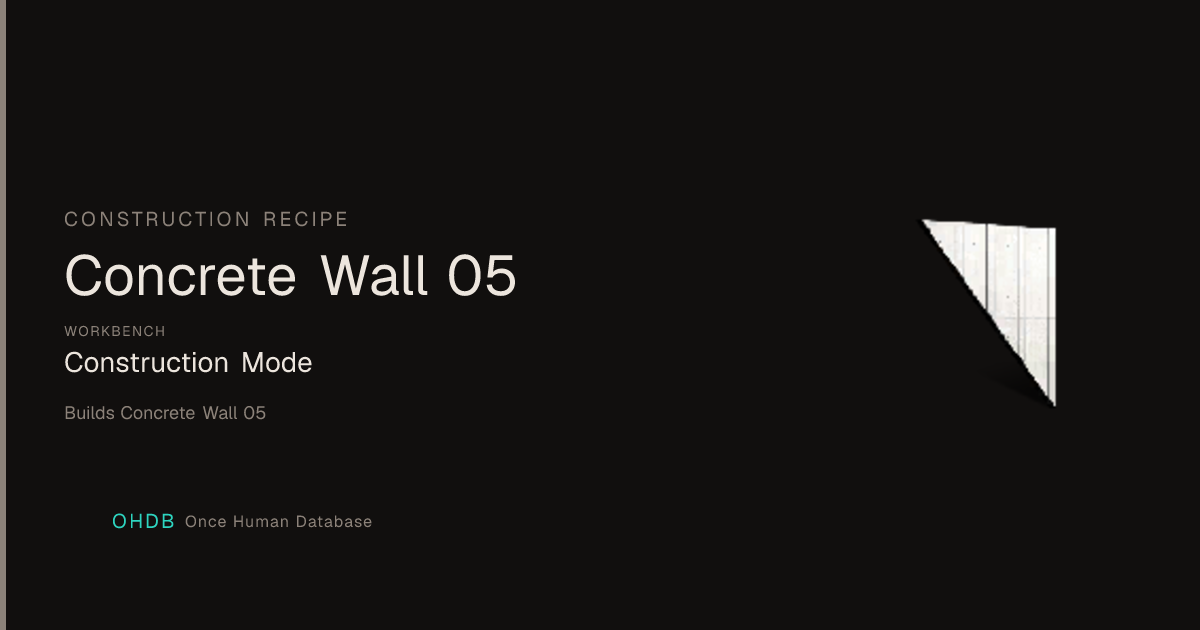 Concrete Wall 05