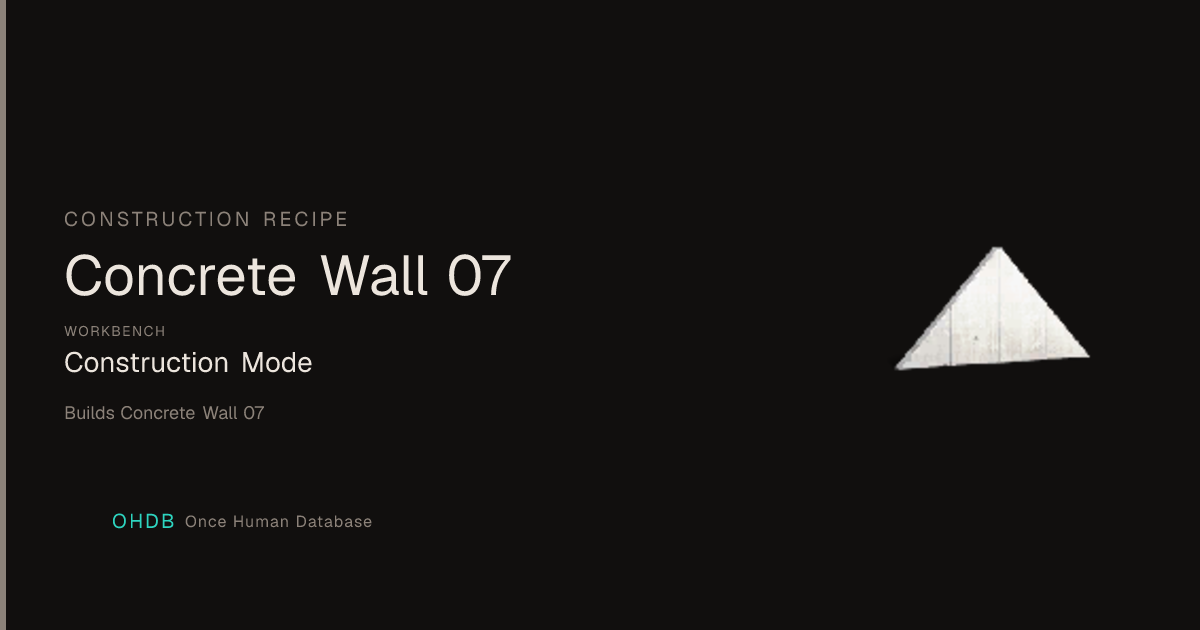 Concrete Wall 07