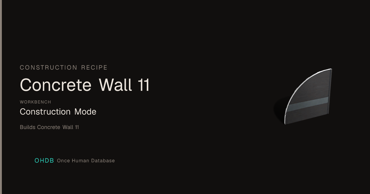 Concrete Wall 11