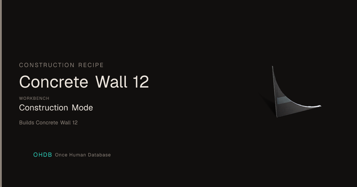 Concrete Wall 12